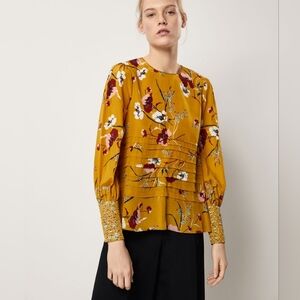 Massimo Dutti Silk Blouse Size 6